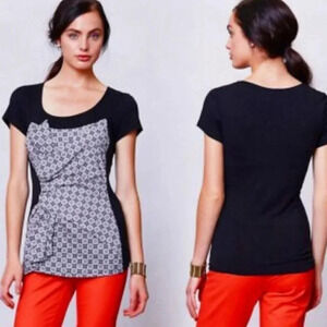 Anthropologie One September  Layer Twist Top